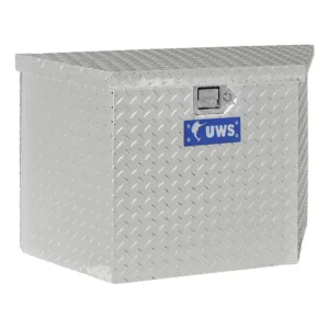 BRIGHT ALUMINUM 49" TRAILER TONGUE BOX (LTL SHIPPING ONLY) #TBV-49