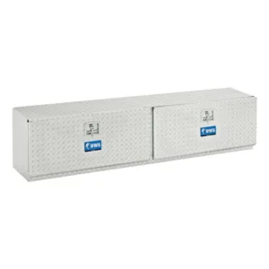 BRIGHT ALUMINUM 96" DOUBLE-DOOR TOPSIDE TRUCK TOOL BOX #TBTS-96